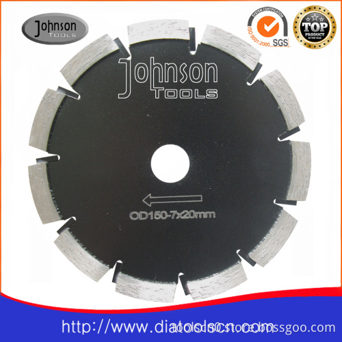 Laser welded saw blade: 150mm asphalt cutting blade